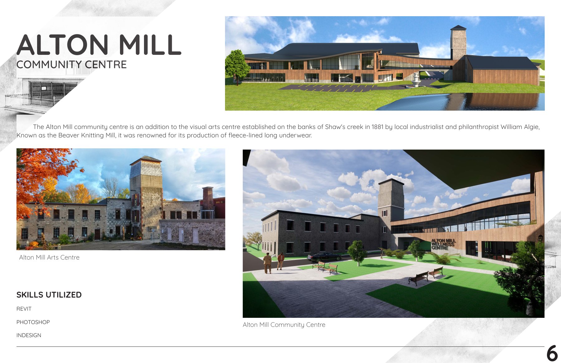 Alton Mill Community Centre: design concept