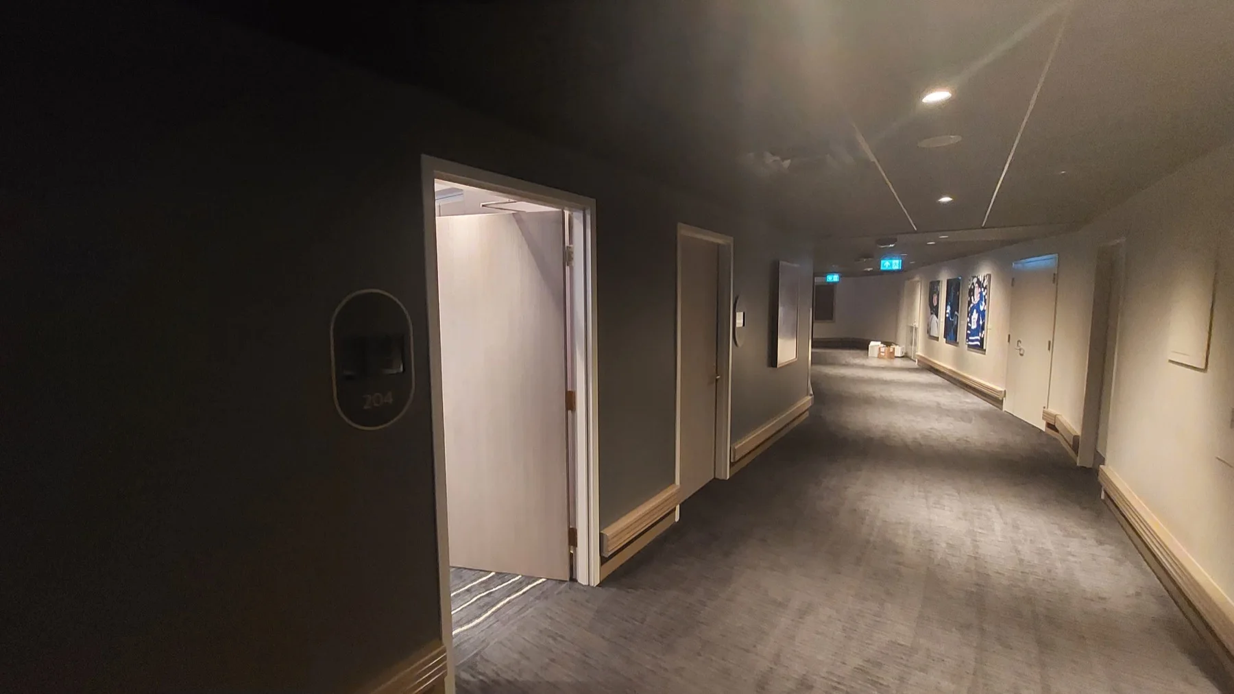Completed corridor in January 2024